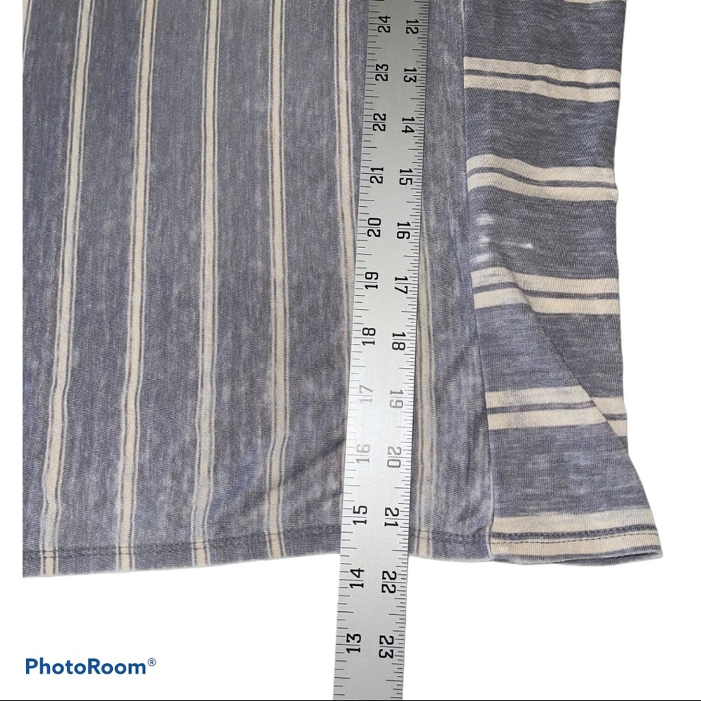 Lucky Brand Ruffle sleeve striped blouse - Picture 6 of 6